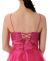 Sequin Bodice Crystal Mesh Skirt Short Party Dress back in Fuchsia